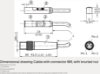 Picture of Silindri andur, MZT8, T- pesa, PNP-NO, kere 24mm, 0.3m kaabel M8 3-pin, SICK